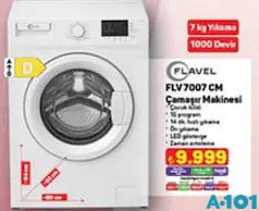 FLAVEL ÇAMAŞIR MAKİNESİ FLAVEL ÇAMAŞIR MAKİNESİ